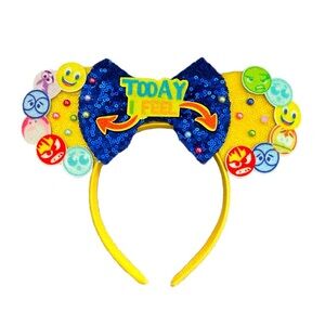 Women’s Disney Inspired Handmade INSIDE OUT Minnie Ears - NWOT